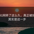 围着91网转了这么久，真正被扒开的其实是这一步